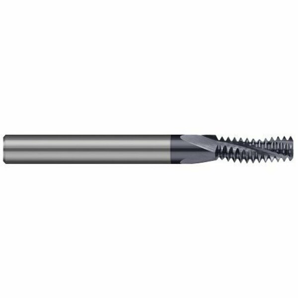 Harvey Tool 0.0590 in. 1.5 mm dia. x 0.1260 in. Carbide Multi-Form M2-0.40 Thread Milling Cutter, 3 Flutes 16901-C3